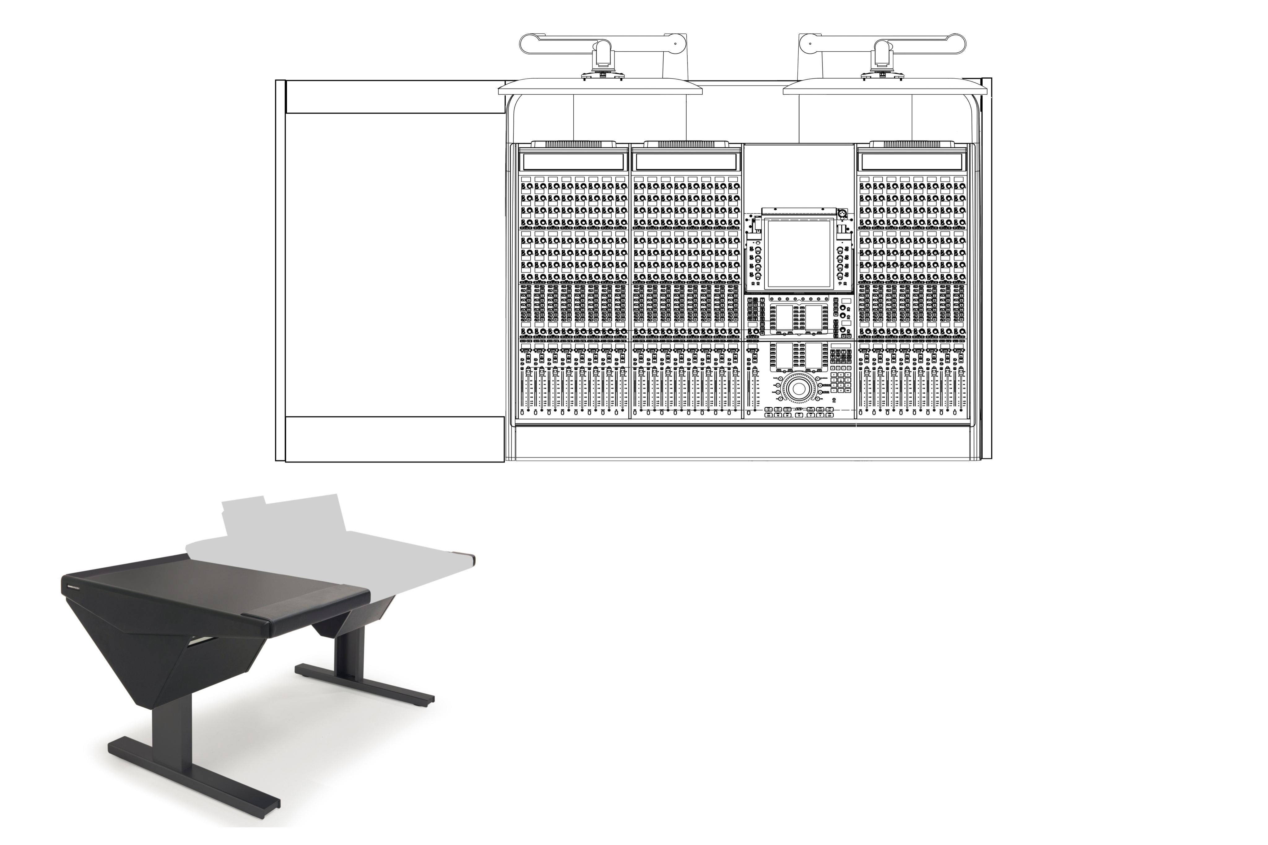 24 Fader System with Desk (L)